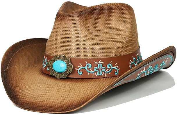 Men's Women's Straw Cowboy Hat