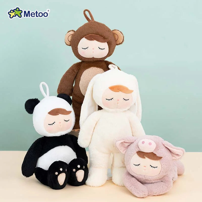 Metoo Fashion Cute Plush Toy Soft Pig Rabbit Panda Baby Doll