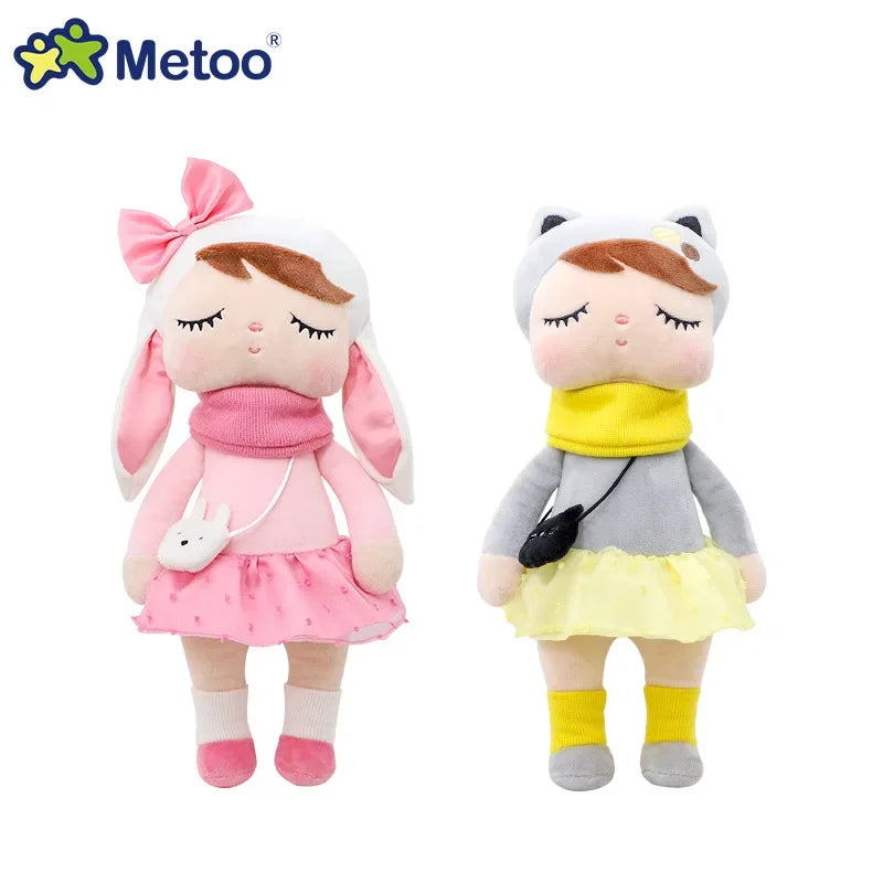 Metoo Forest Animals Plush Dolls Unicorn Angela Doll Personalized Toy Cute Fox Kids Soft Companion Boneca Decor Christmas Gift