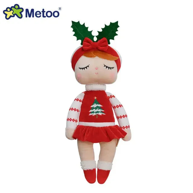 Metoo Girls Plush Toy Angela Christmas Doll Plush Princess Birthday Gift for Kids Baby Personalized Plush Toy