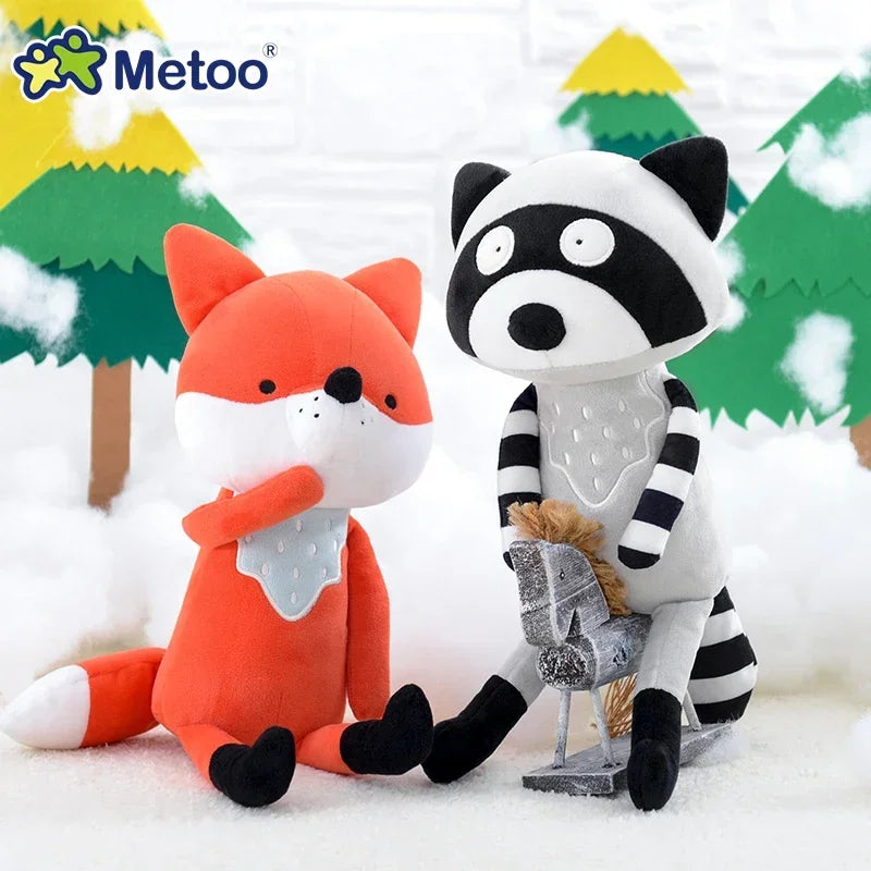 Metoo Fox Cute Plushies Koala Soft Toy Cartoon Stuffed Giraffe Toy Squirrel Bedtime Animal Juguetes Custom Plush Toys